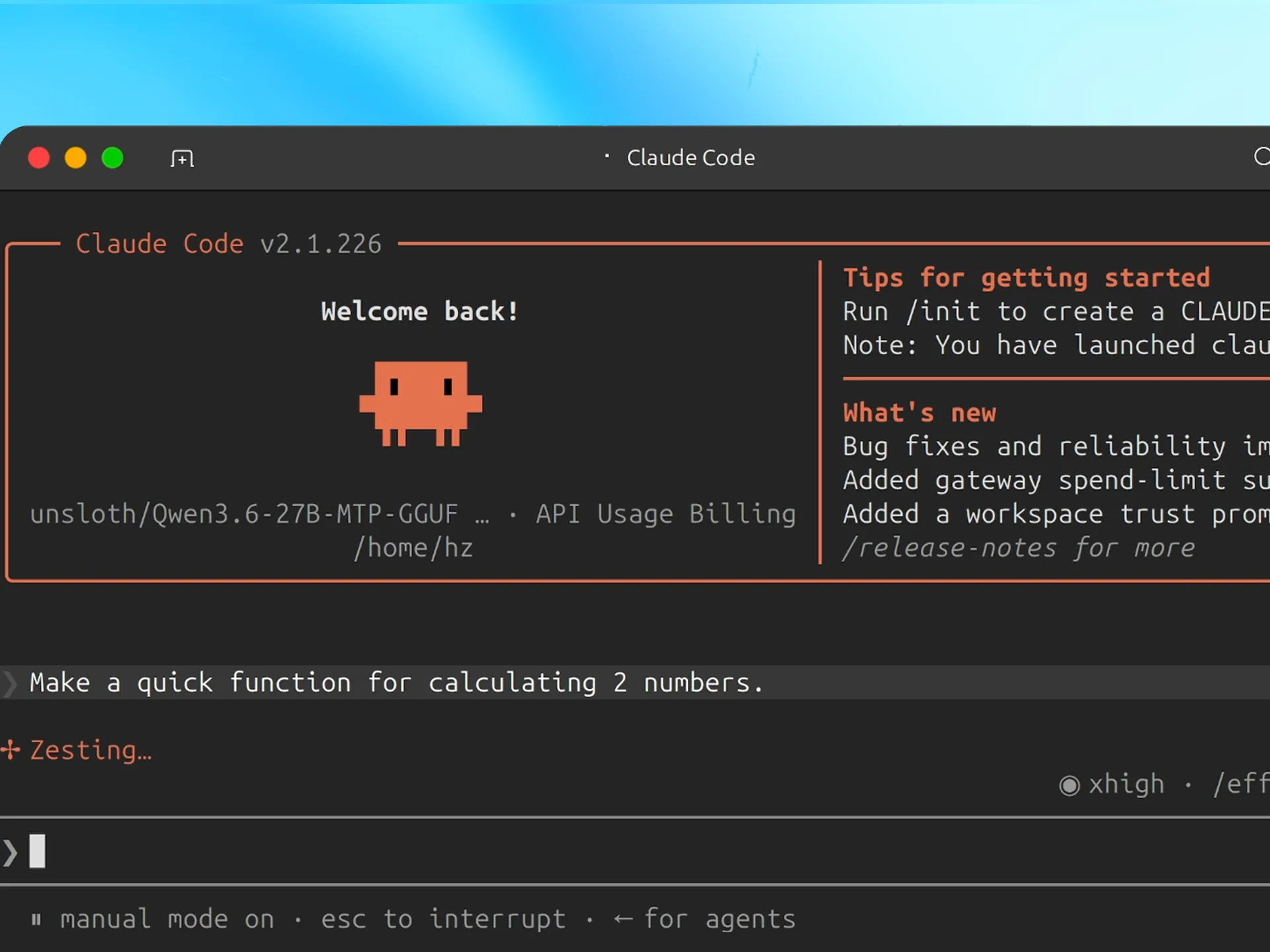 Connect Claude Code to Unsloth Desktop